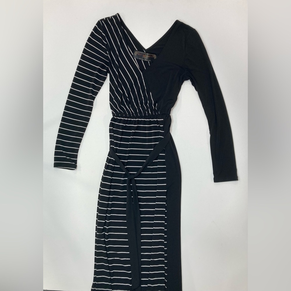 Free People New Romantics Striped Long Sleeve Maxi Dress - Picture 6 of 14